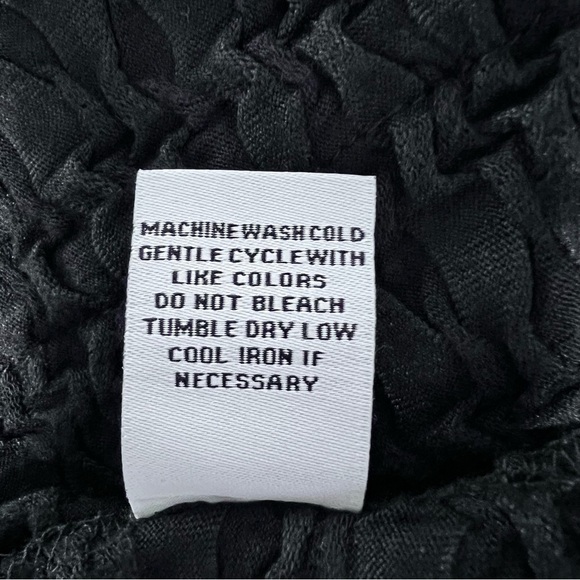 NWT HABITAT Shawl Pocket Jacket Black Cobblestone Knit Cardigan Size L - Picture 16 of 16